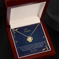 To My Daughter - Love Knot Necklace
