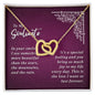 To My Wife - Interlocking Hearts Necklace