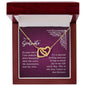 To My Wife - Interlocking Hearts Necklace