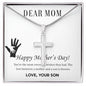 To My Mother - Stainless Cross Necklace